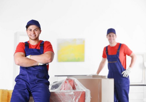 Packing boxes and protective materials for a Brompton home move