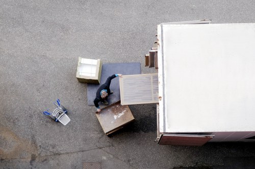 Loading furniture and boxes for a Brompton same day house move