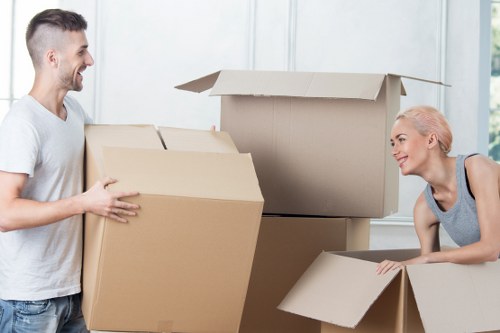 Careful packing and loading for a flat move in Brompton