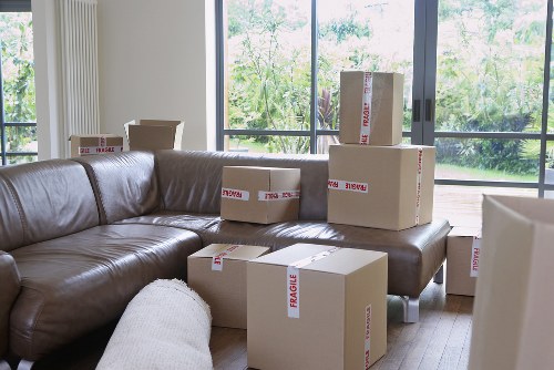 Careful furniture transport by a Brompton moving team