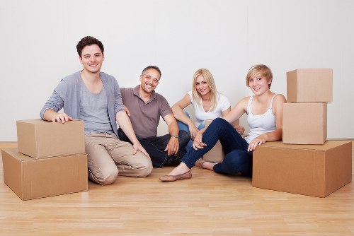 Professional movers handling a home move in Brompton with care